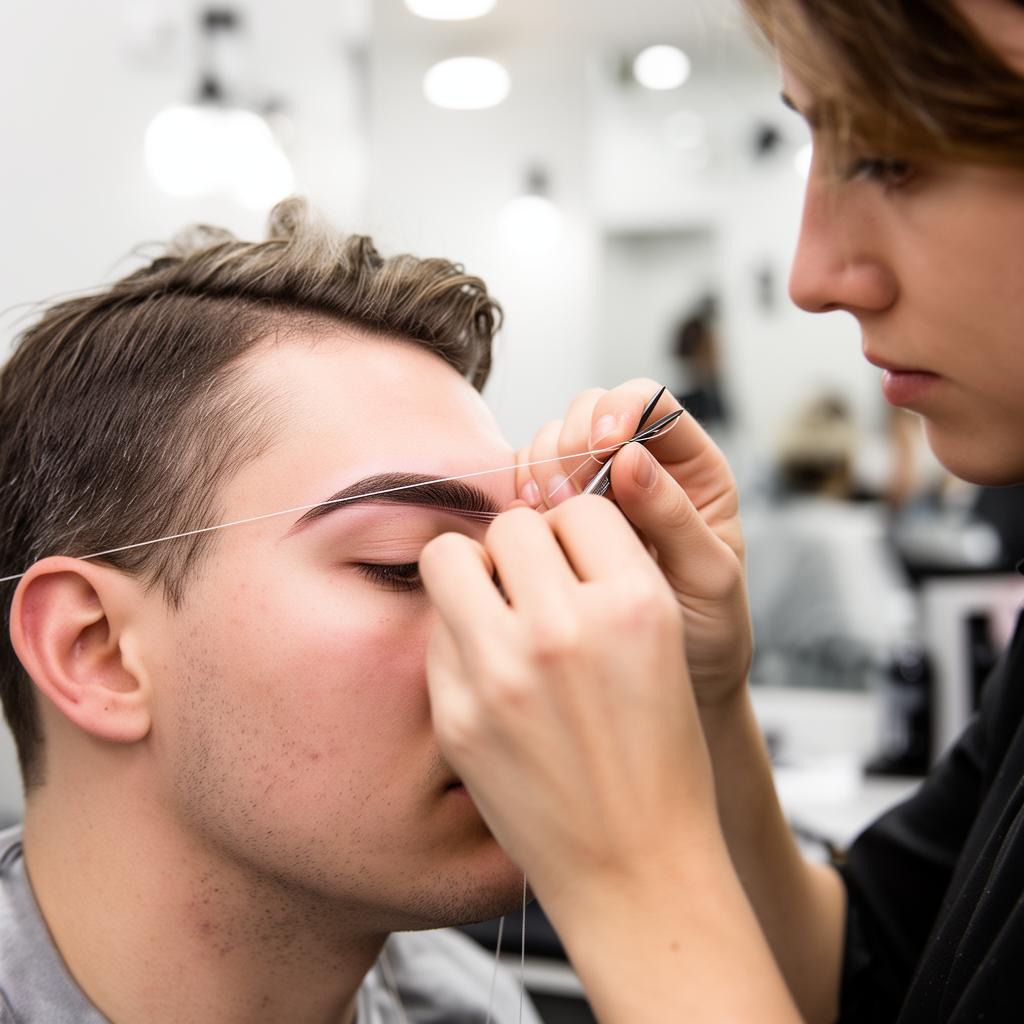 Eyebrow Threading